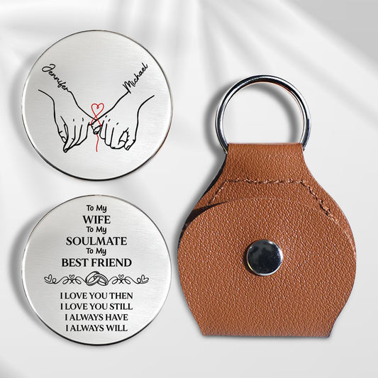 To My Wife Soulmate Best Friend - Personalized Custom Pocket Hug