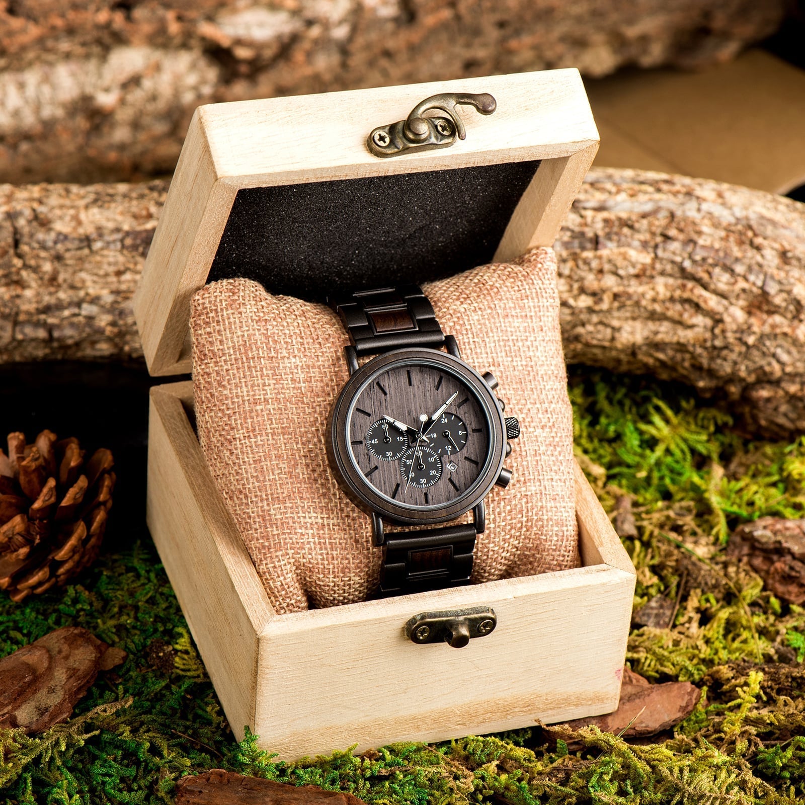 Luxury Wooden Watch Case – Wrappiness UK