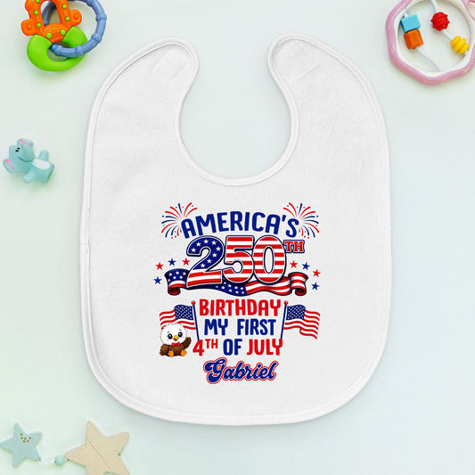 The First I Will Remember - Personalized Custom Baby Bib