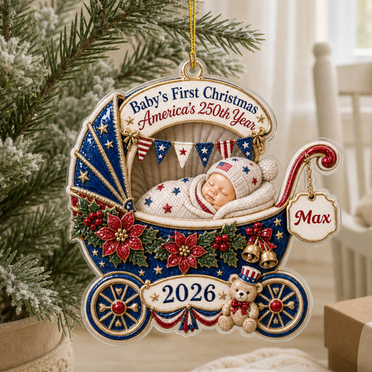 250th Anniversary Christmas - Personalized Acrylic Ornament