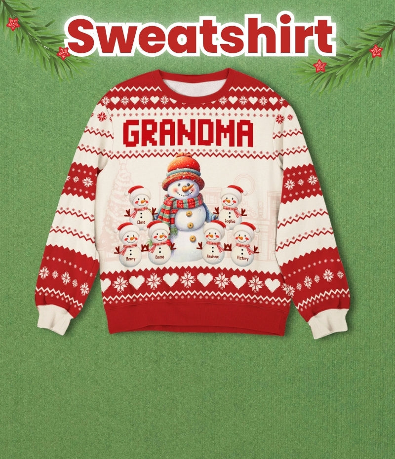 The Greatest Gift - Personalized Custom All-Over-Print Sweatshirt
