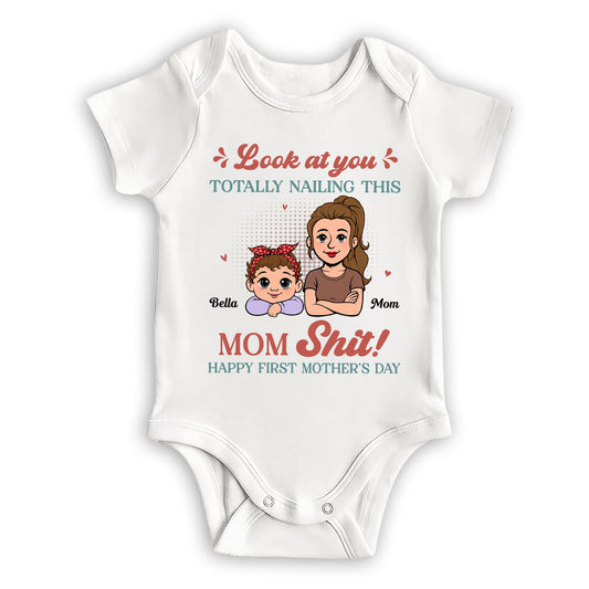 Totally Nailing This - Personalized Custom Baby Onesie
