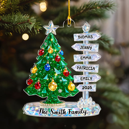 Family Wonder -  Personalized Custom 3D Inflated Effect Acrylic Ornament