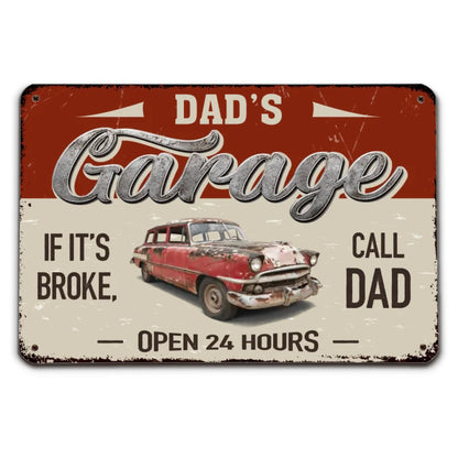 Metal sign ngang