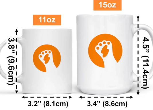 size mug - PAW