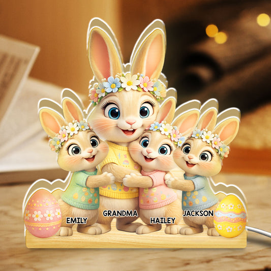 Little Bunny Easter Grandma - Personalized Custom Light Box