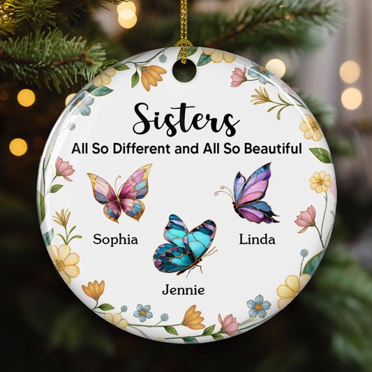 All So Beautiful - Personalized Custom Ceramic Ornament