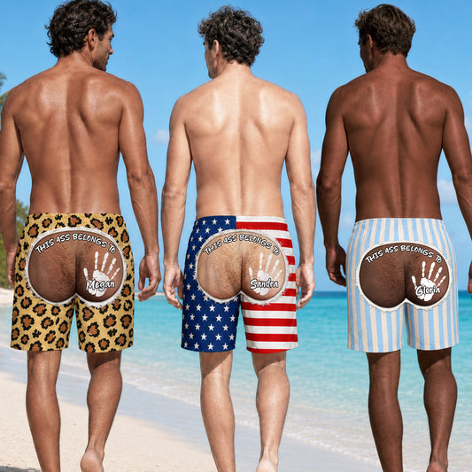 Looking Allowed - Personalized Custom Beach Shorts
