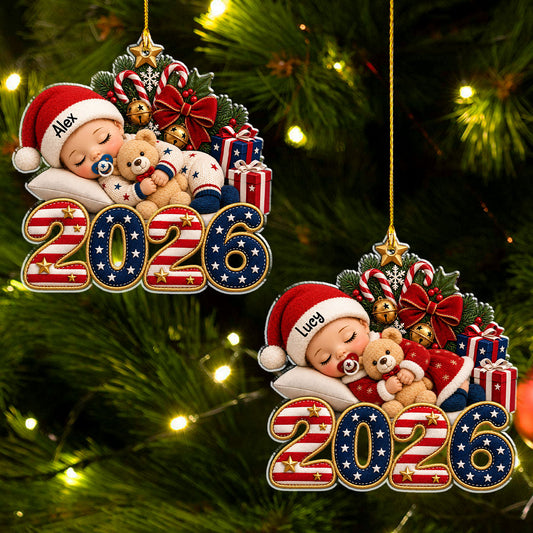 Christmas Dream Baby - Personalized Acrylic Ornament