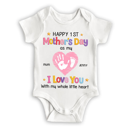 I Love You - Personalized Custom Baby Onesie