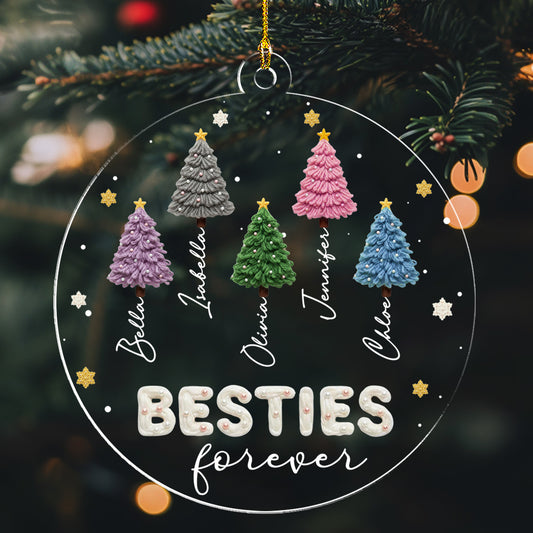 Wool Christmas Tree - Personalized Custom Acrylic Ornament