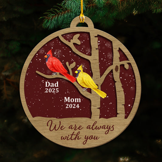 We Hold You Forever Near - Personalized Custom Wood Ornament