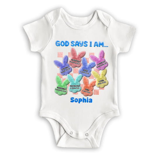Easter Bible - Personalized Custom Baby Onesie