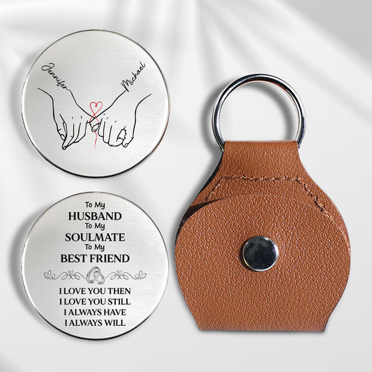 To My Husband Soulmate Best Friend - Personalized Custom Pocket Hug