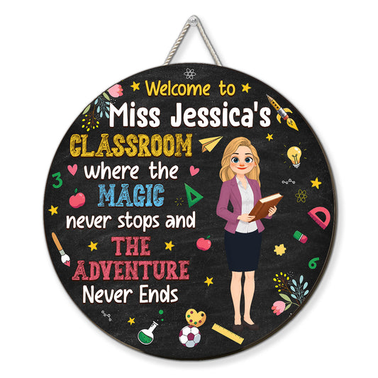 Lovely Class - Personalized Custom Wood Sign