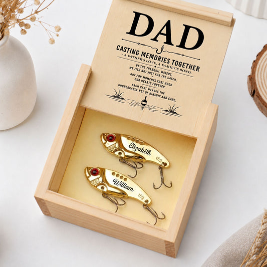 Casting Memories Together - Personalized Custom Fishing Lure