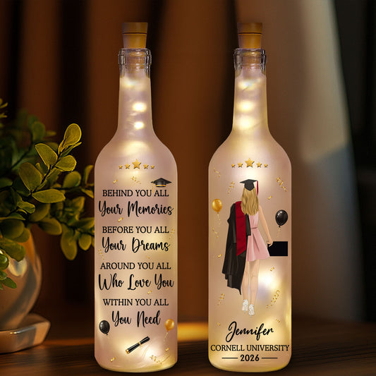Happy Graduation - Personalized Custom Bottle Lamp