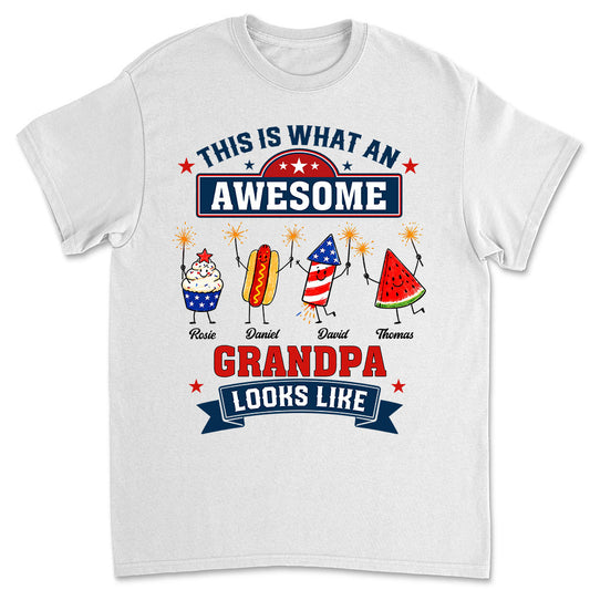 What The Awesome One Looks Like - Personalized Custom Shirt