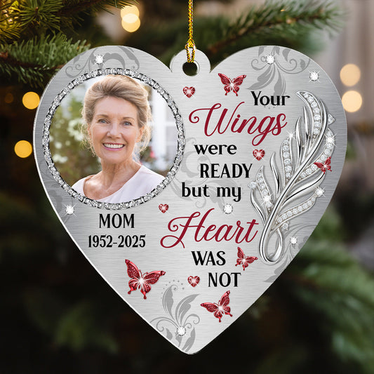 Gentle Wings - Personalized Custom Acrylic Ornament