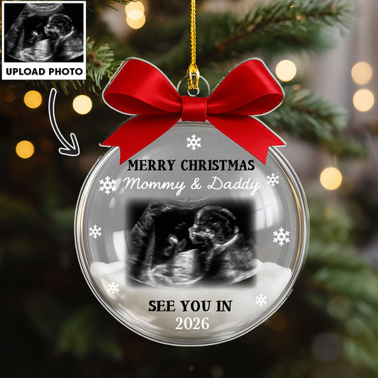 Baby Expecting 2026 - Personalized Custom Acrylic Ornament