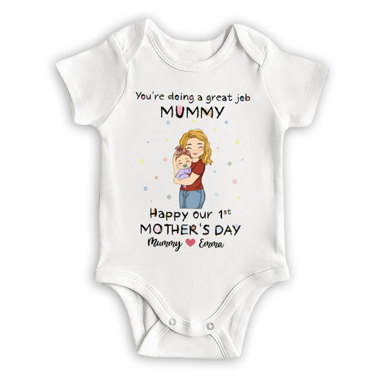 You're doing a Great Job - Personalized Custom Baby Onesie