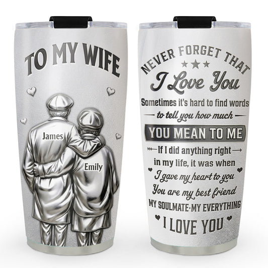 I Did Anything Right In My Life - Personalized Custom 3D Effect Tumbler