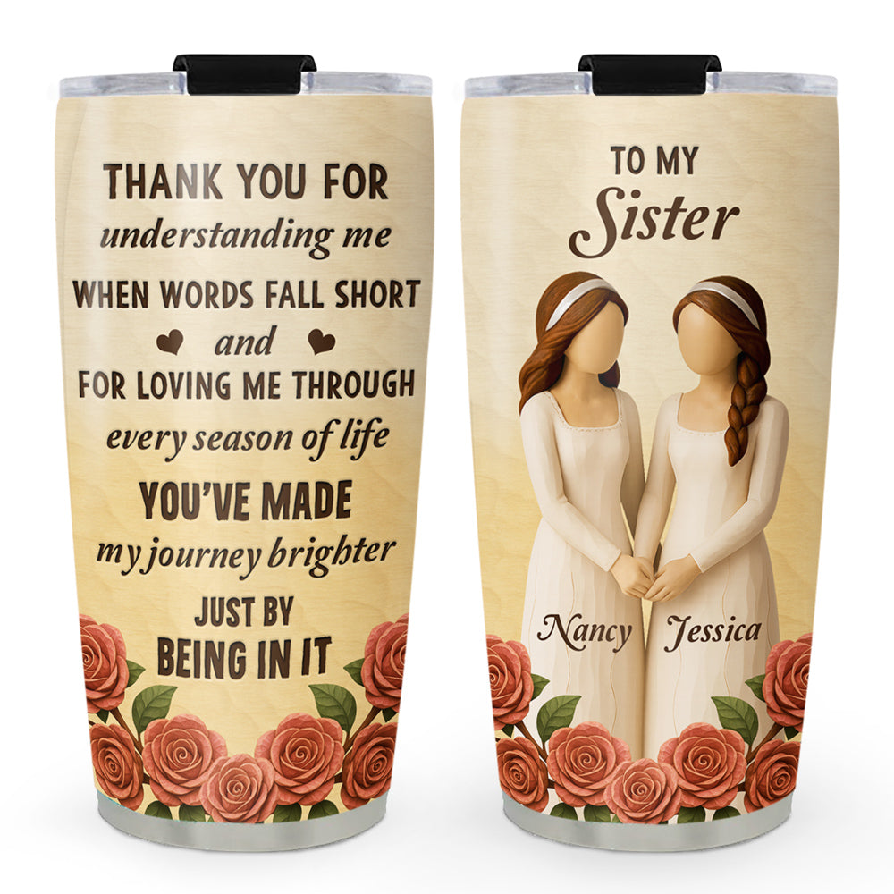 Made My Journey Brighter - Personalized Custom Tumbler – Wrappiness UK