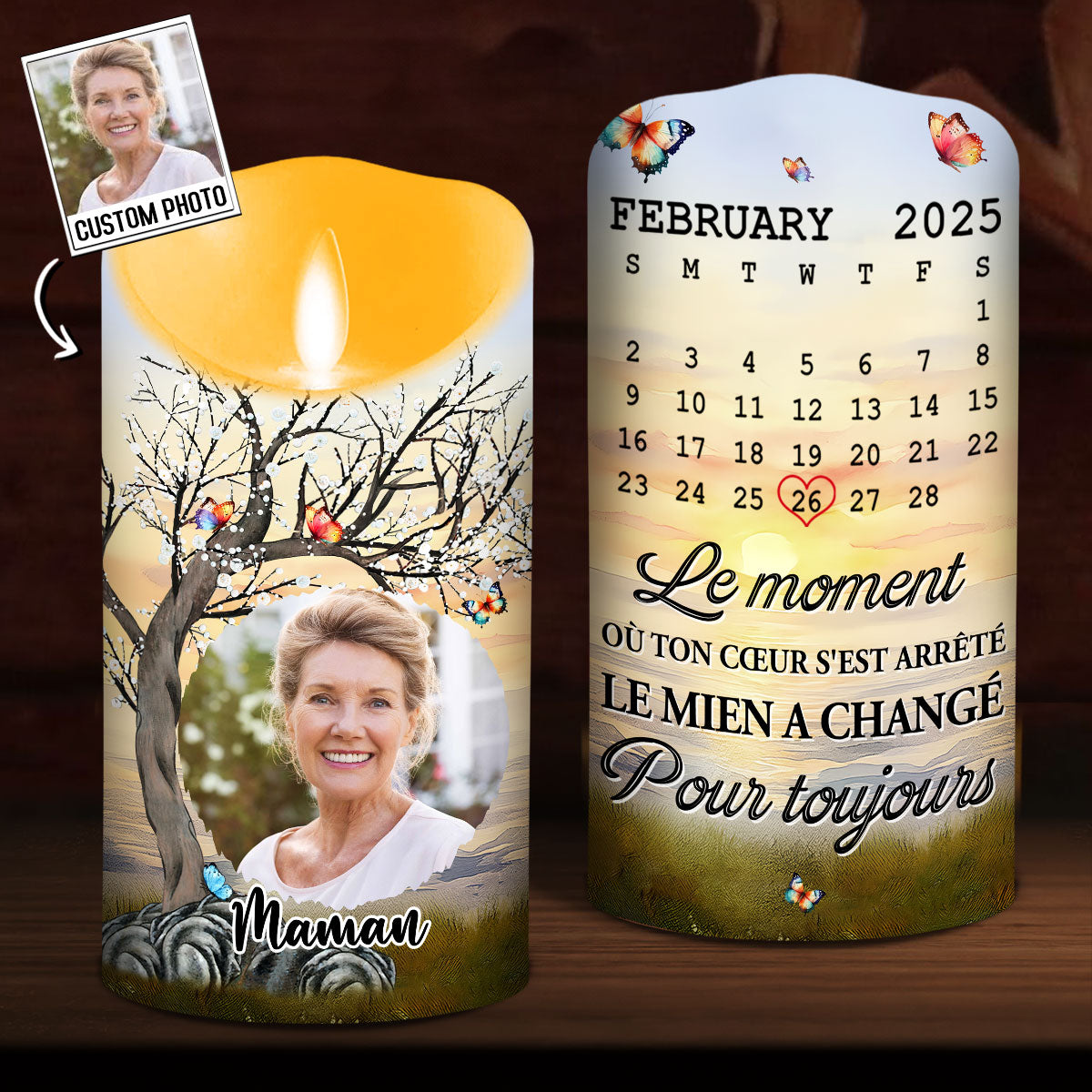 Le Moment - Bougie LED Personnalisable – Wrappiness UK