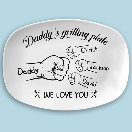 Grilling With Love Always - Personalized Custom Platter