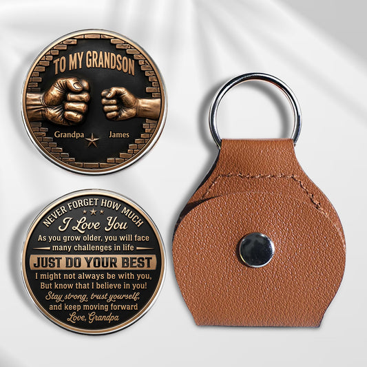 For My Lovely Grandkids - Personalized Custom Pocket Hug