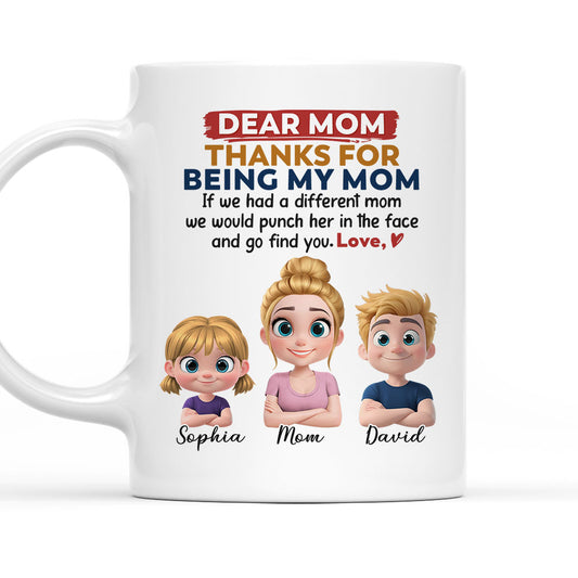 Punch For You Mom - Personalized Custom Coffee Mug