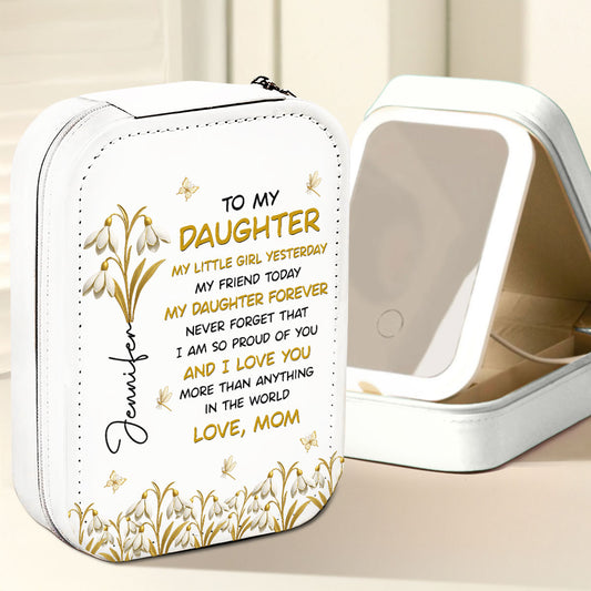 The Most Beautiful Chapters - Personalized Custom Jewelry Box With LED Mirror