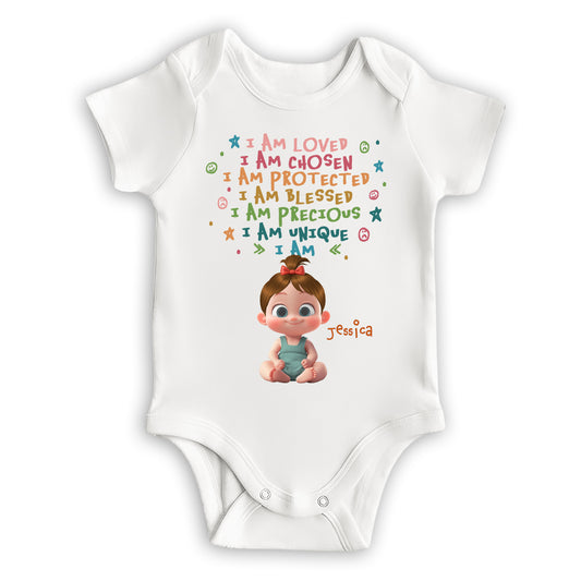 I am Loved - Personalized Custom Baby Onesie