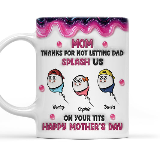 Splash Us  - Personalized Custom 3D Inflated Effect Mug