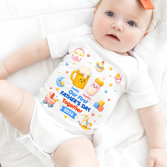 Baby First Time - Personalized Custom Baby Onesie