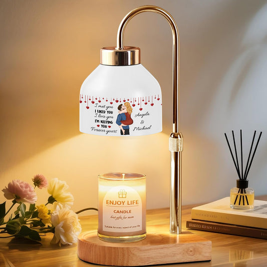 I Met You I Liked You - Personalized Custom Candle Warmer Lamp