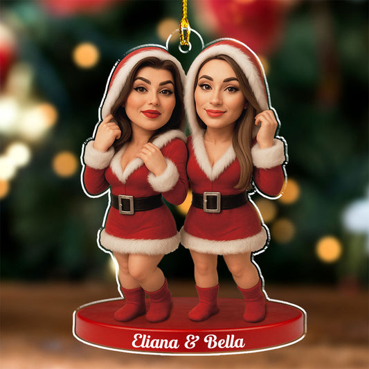 Smiles And Style - Personalized Custom Acrylic Ornament