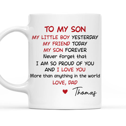 From Dad With Love - Personalized Custom Coffee Mug