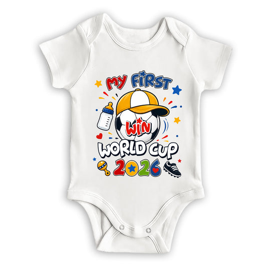 First World Cup - Personalized Custom Baby Onesie