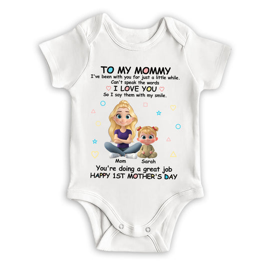 I Love You Mommy - Personalized Custom Baby Onesie