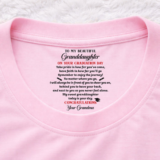 Today Is Your Day - Personalized Custom Inside Neck Print T-shirt