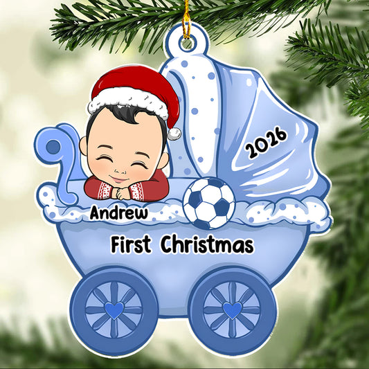 Baby Carriage - Personalized Custom Acrylic Ornament