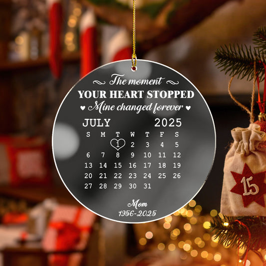The Moment - Personalized Custom Mirrored Acrylic Ornament