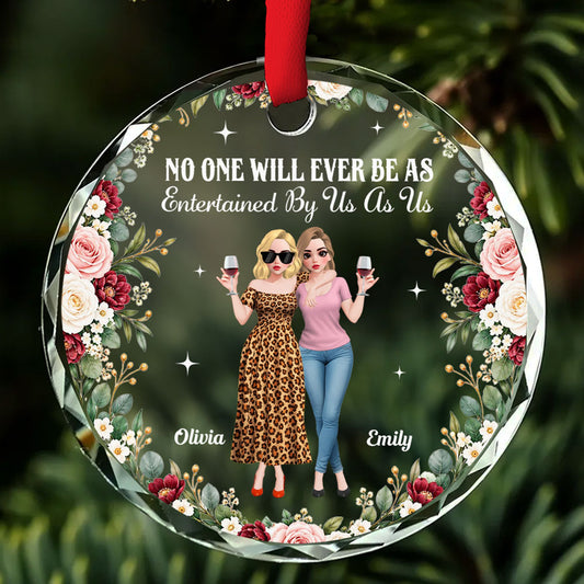 No One Like You - Personalized Glass Ornament
