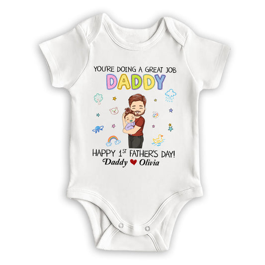 I Am Lucky - Personalized Custom Baby Onesie
