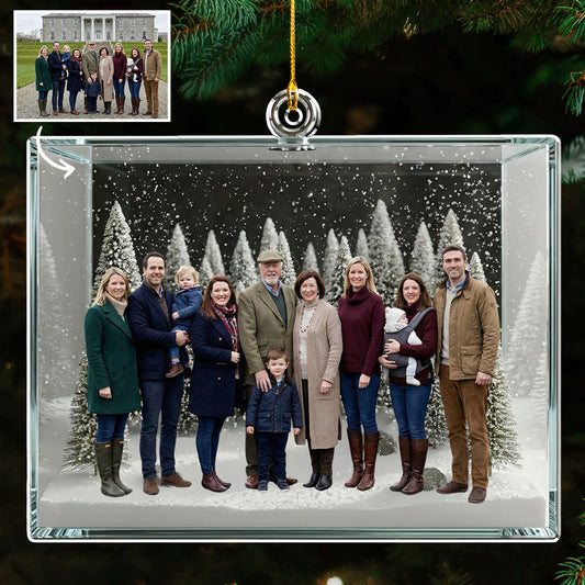 Family Winter Wonderland - Personalized Custom Acrylic Ornament