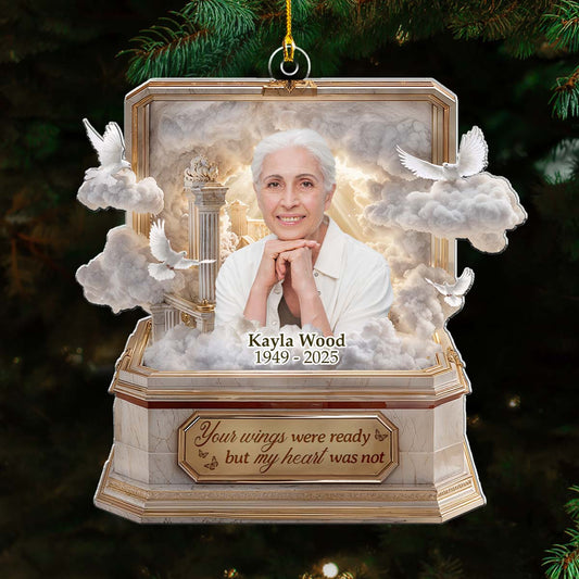 Your Wings Were Ready - Personalized Custom Acrylic Ornament