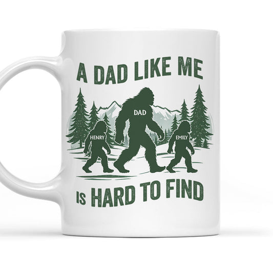 Funny Bigfoot Dad - Personalized Custom Coffee Mug