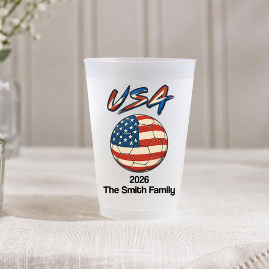 Global Tournament - Personalized Custom Frosted Cup