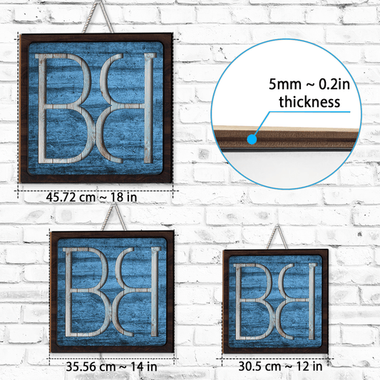 This Is Our Home - Personalized Custom Wood Sign - Blithe Hub